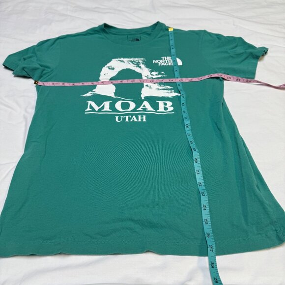 The North Face Men’s Moab Utah Graphic T-Shirt Green Medium Short Sleeve EUC - Picture 9 of 11